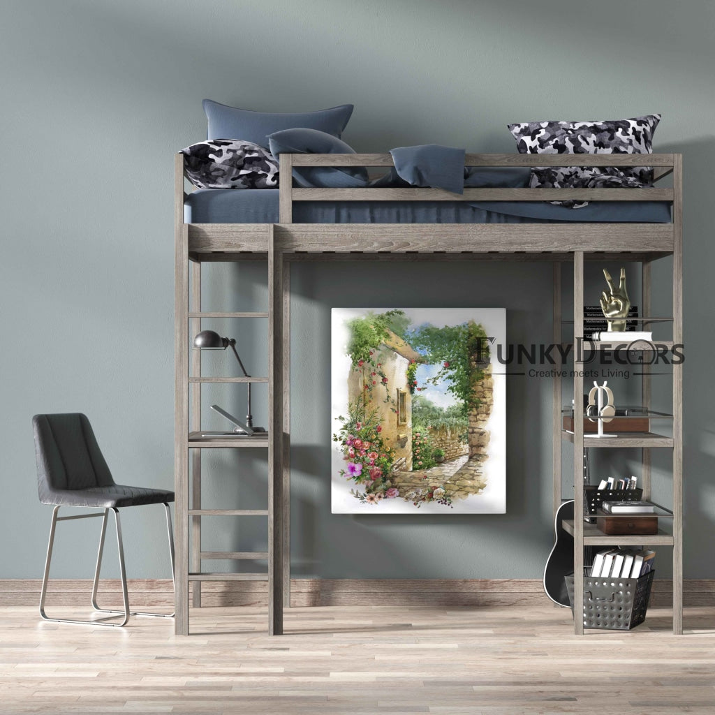 Floral Pathway - Nature Art Frame For Wall Decor- Funkydecors Posters Prints &amp; Visual Artwork