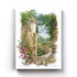 Floral Pathway - Nature Art Frame For Wall Decor- Funkydecors Xs / Canvas Posters Prints & Visual