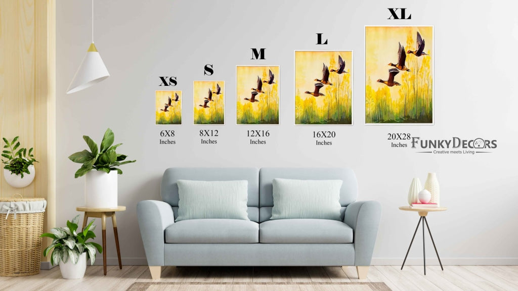 Fly High - Animal Art Frame For Wall Decor- Funkydecors Posters Prints &amp; Visual Artwork