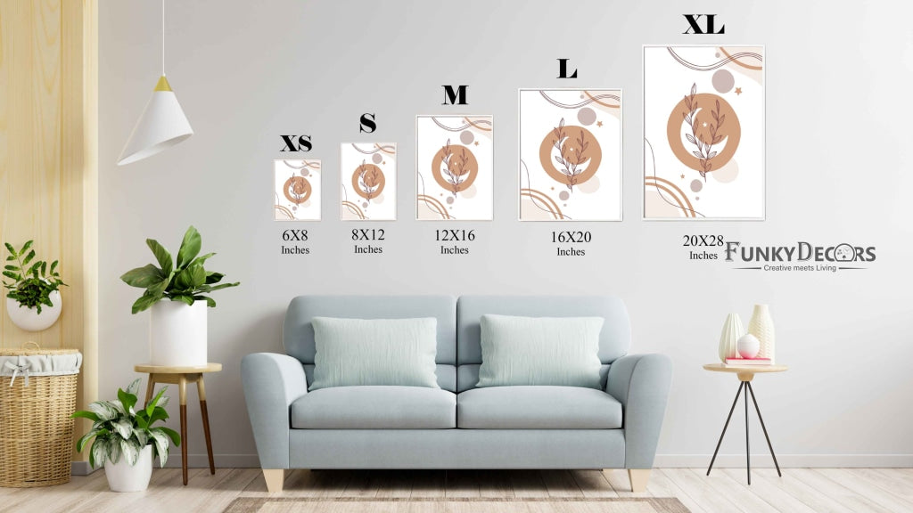 Follow Your Dreams - Abstract Art Frame For Wall Decor- Funkydecors Posters Prints & Visual Artwork