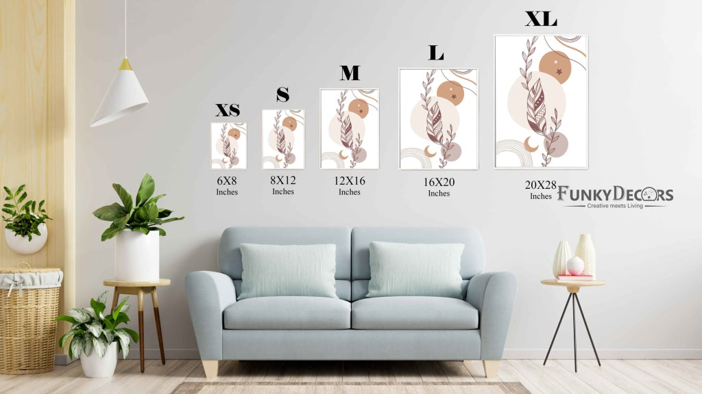 Follow Your Dreams - Abstract Art Frame For Wall Decor- Funkydecors Posters Prints & Visual Artwork