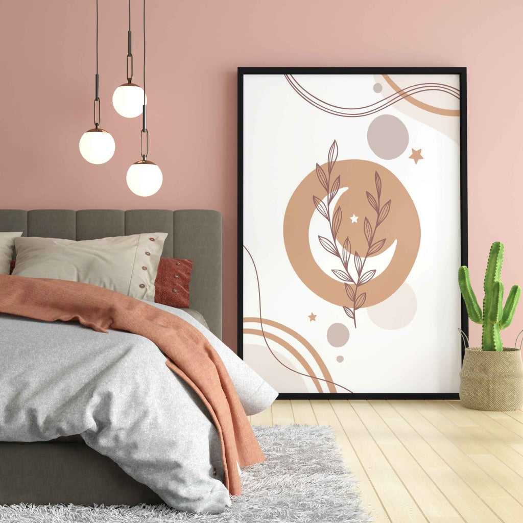Follow Your Dreams - Abstract Art Frame For Wall Decor- Funkydecors Xs / Black Posters Prints &amp;
