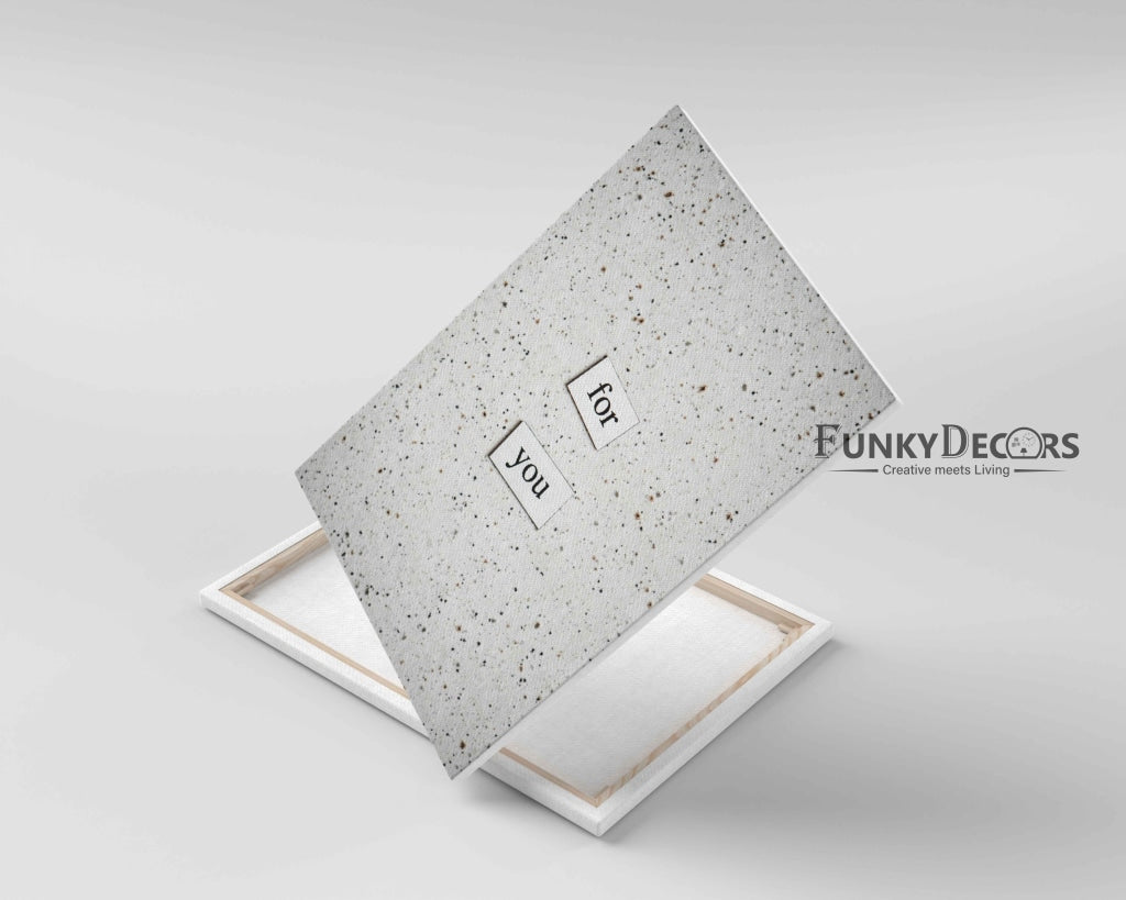 For You - Love Quotes Art Frame For Wall Decor- Funkydecors Posters Prints &amp; Visual Artwork