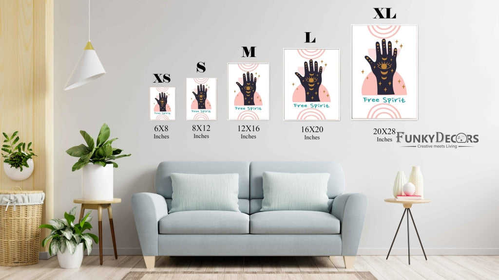 Free Spirit - Tribal Art Frame For Wall Decor- Funkydecors Posters Prints & Visual Artwork