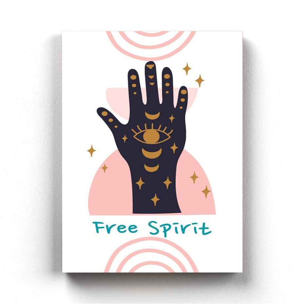 Free Spirit - Tribal Art Frame For Wall Decor- Funkydecors Xs / Canvas Posters Prints & Visual