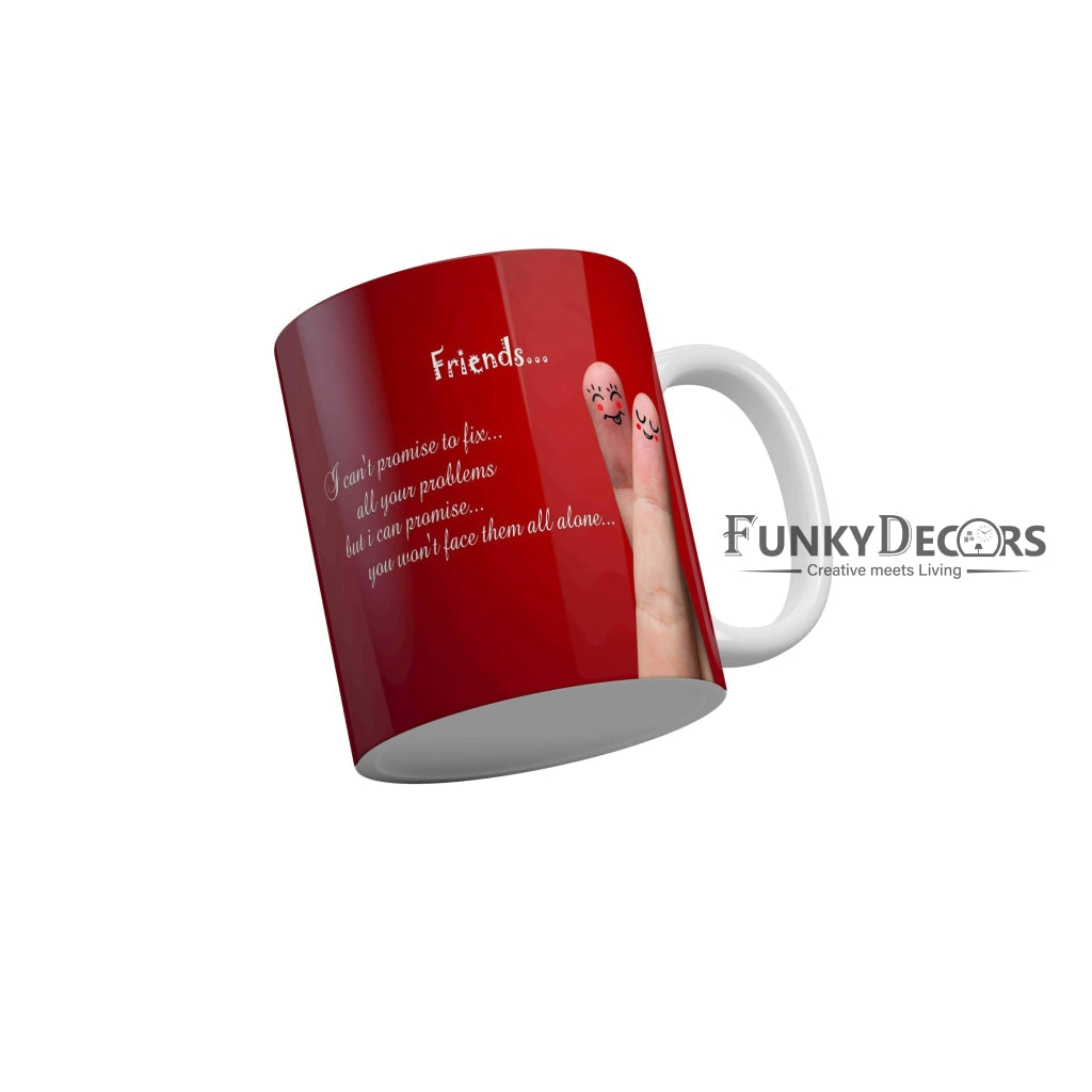 Friends promise Ceramic Mug 350 ML-FunkyDecors Friendship Mug FunkyDecors