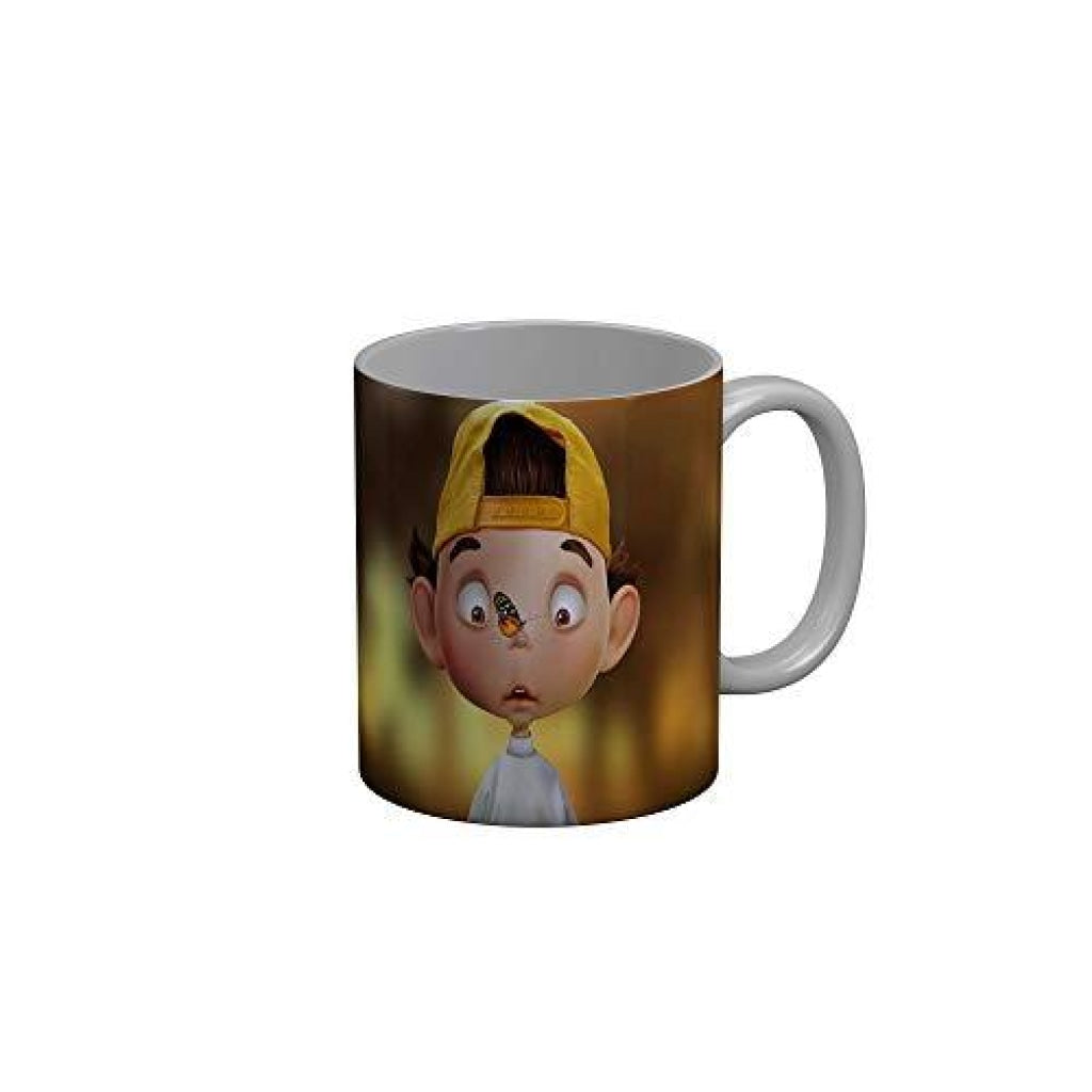 Funkydecors 3D Cartoon Ceramic Mug 350 Ml Multicolor Mugs