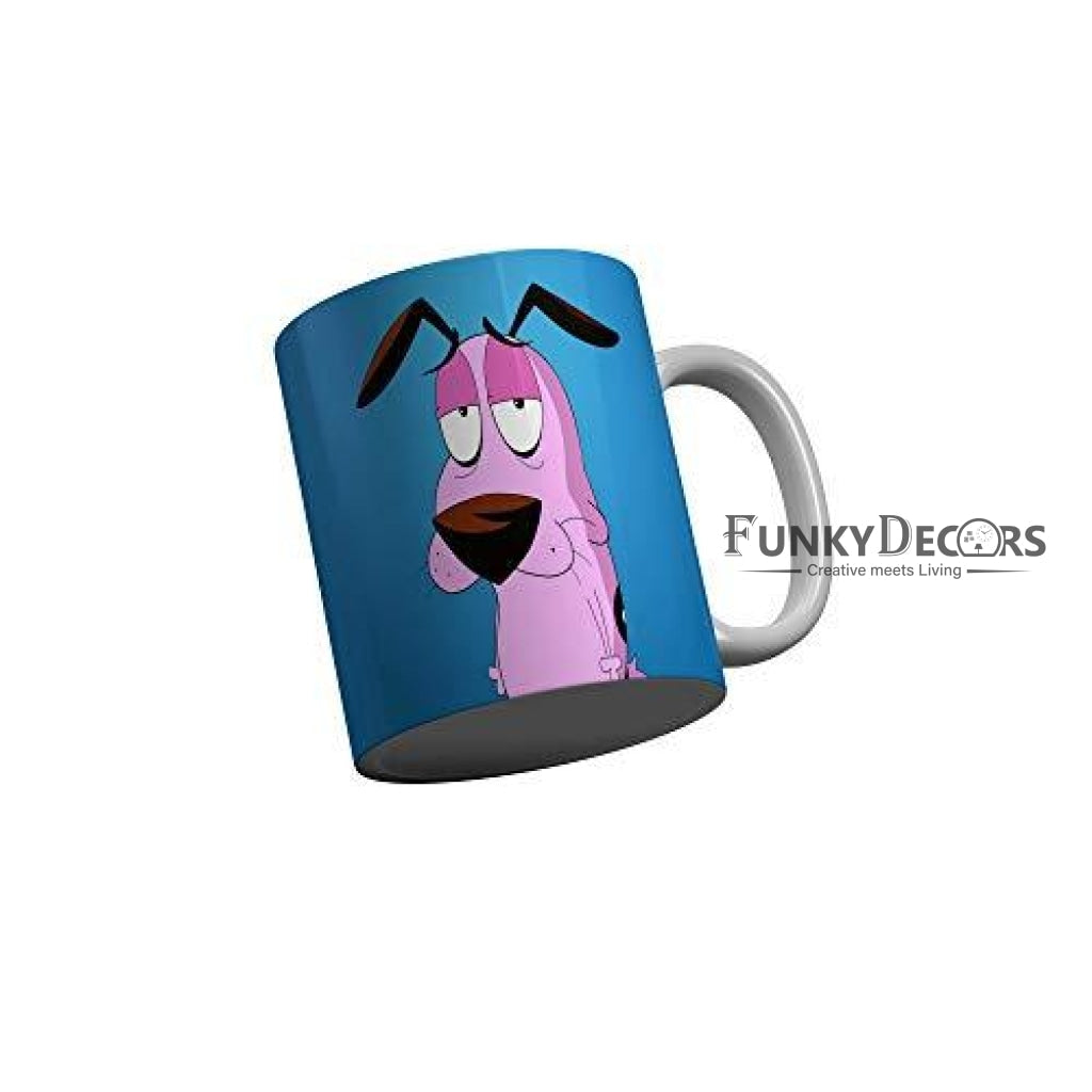 Funkydecors 3D Cartoon Ceramic Mug 350 Ml Multicolor Mugs