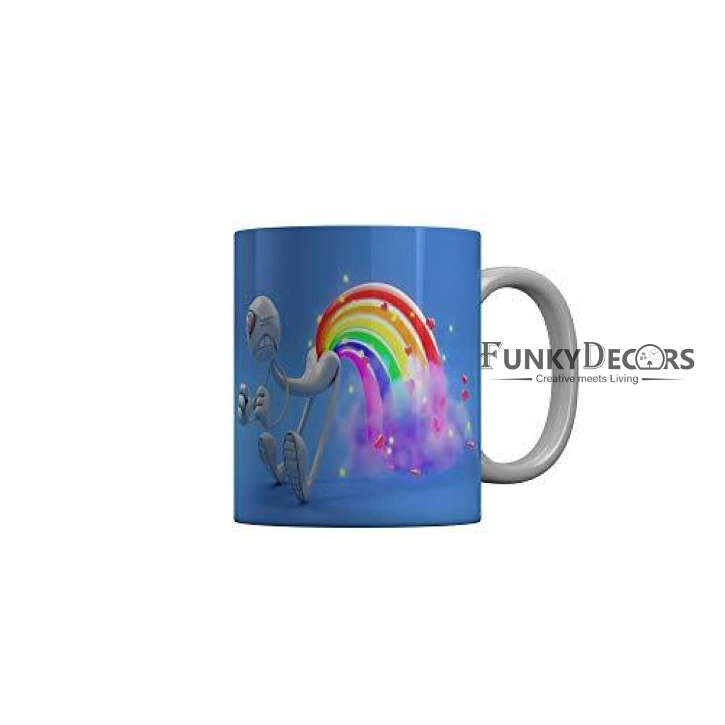 Funkydecors 3D Cartoon Ceramic Mug 350 Ml Multicolor Mugs
