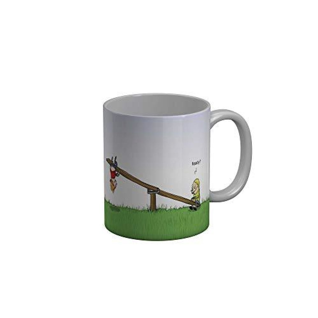 Funkydecors 3D Cartoon Ceramic Mug 350 Ml Multicolor Mugs