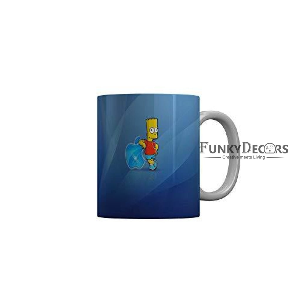 Funkydecors 3D Cartoon Ceramic Mug 350 Ml Multicolor Mugs
