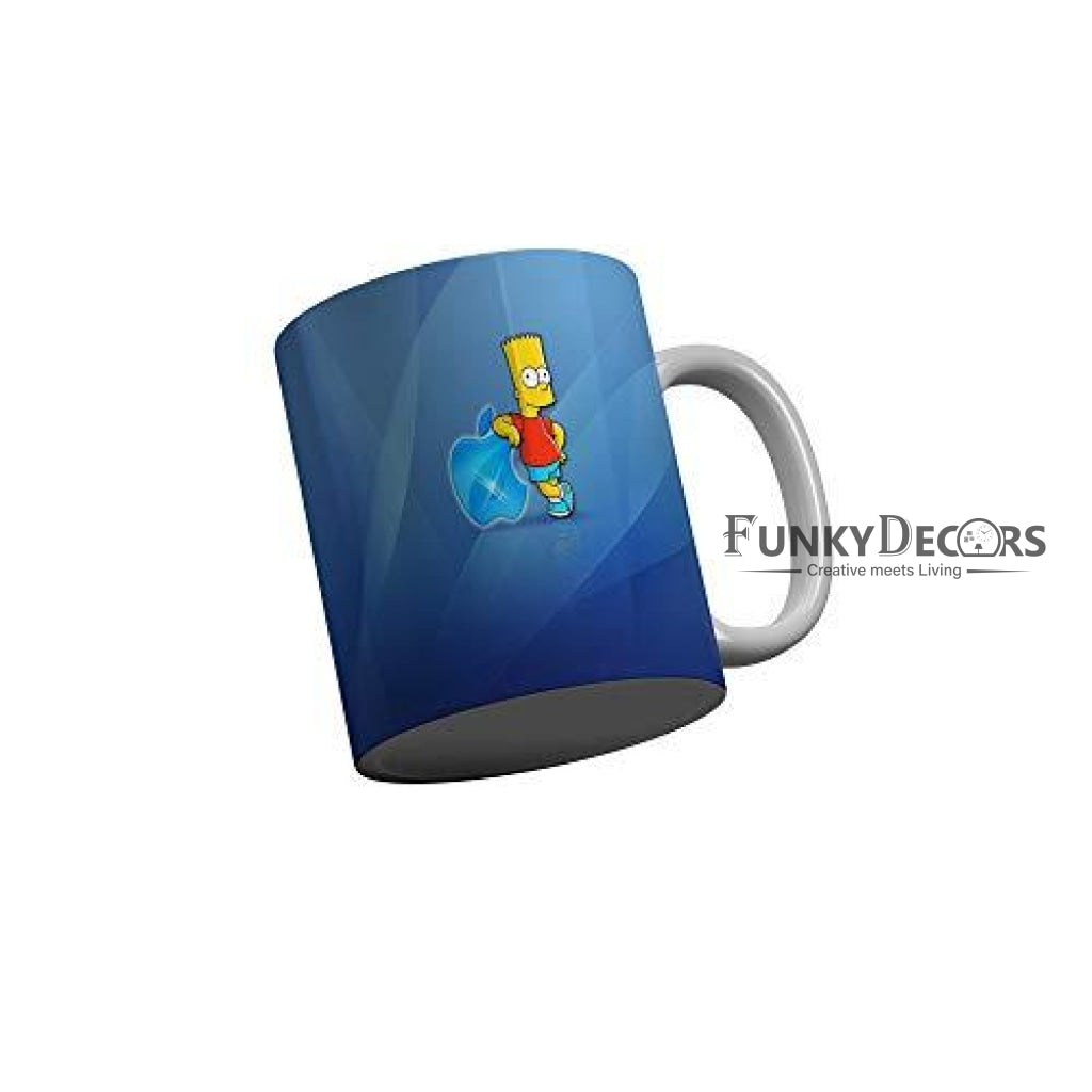 Funkydecors 3D Cartoon Ceramic Mug 350 Ml Multicolor Mugs