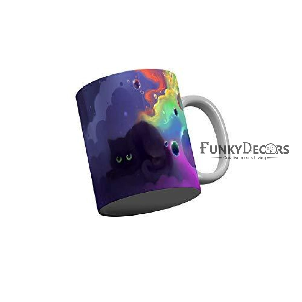 Funkydecors 3D Cartoon Ceramic Mug 350 Ml Multicolor Mugs