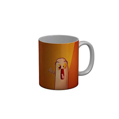 Funkydecors 3D Cartoon Ceramic Mug 350 Ml Multicolor Mugs