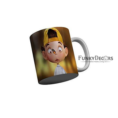 Funkydecors 3D Cartoon Ceramic Mug 350 Ml Multicolor Mugs