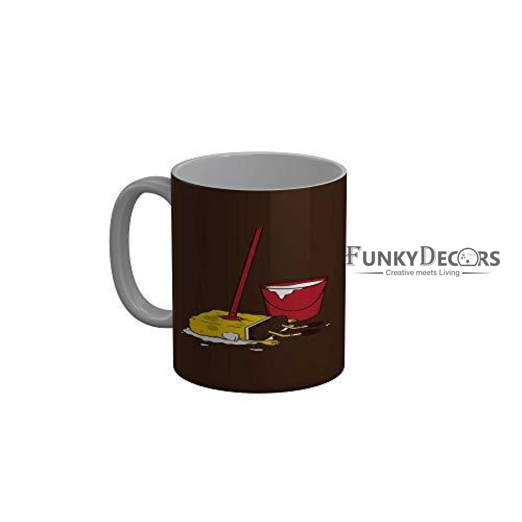 Funkydecors 3D Cartoon Ceramic Mug 350 Ml Multicolor Mugs