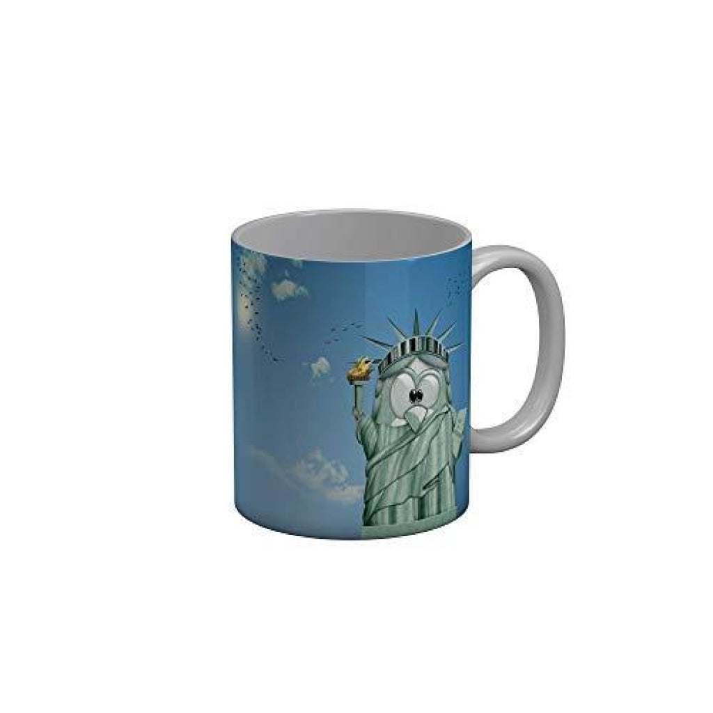Funkydecors 3D Cartoon Ceramic Mug 350 Ml Multicolor Mugs