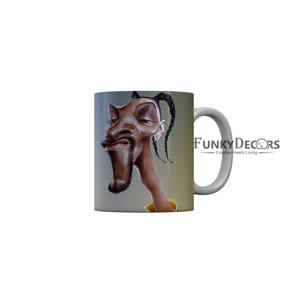 Funkydecors 3D Cartoon Ceramic Mug 350 Ml Multicolor Mugs