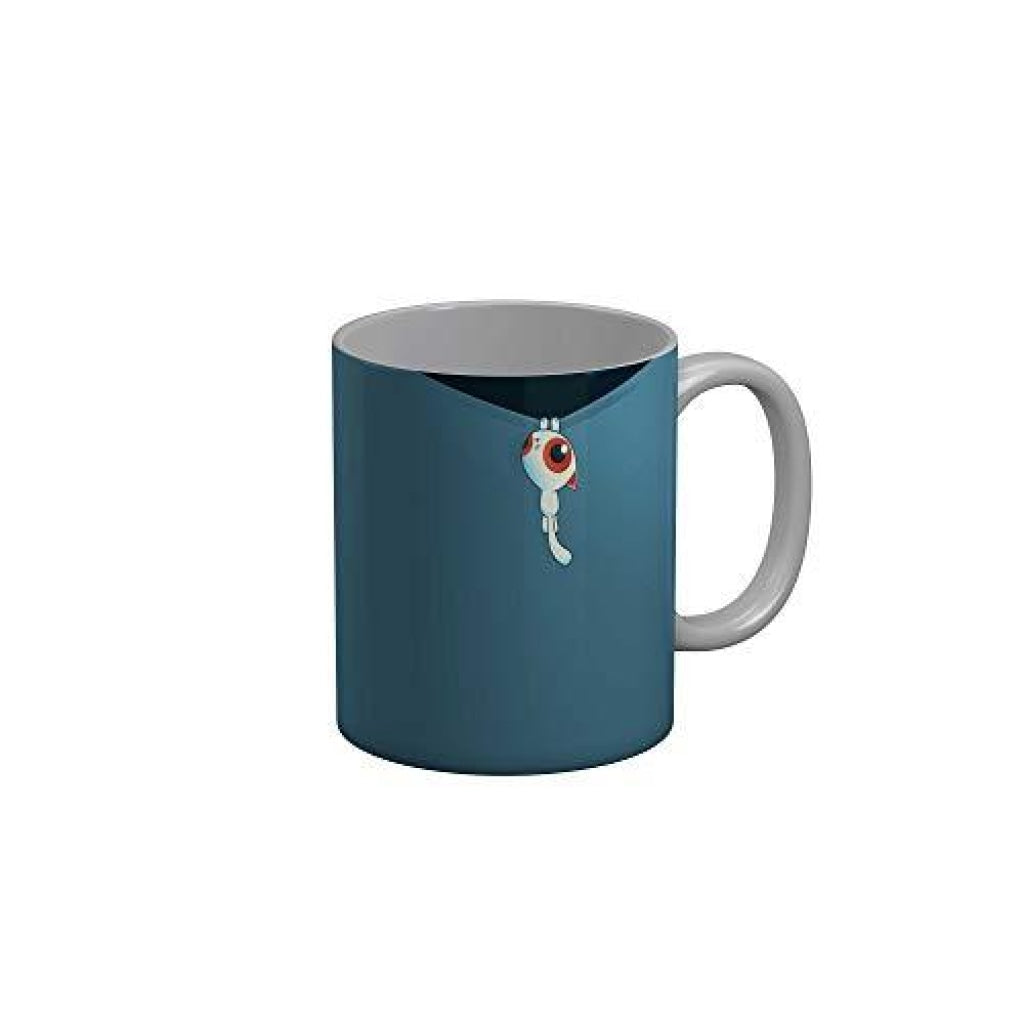 Funkydecors 3D Cartoon Ceramic Mug 350 Ml Multicolor Mugs