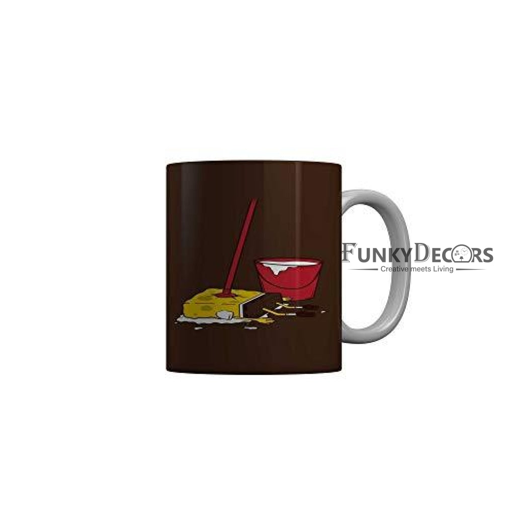 Funkydecors 3D Cartoon Ceramic Mug 350 Ml Multicolor Mugs