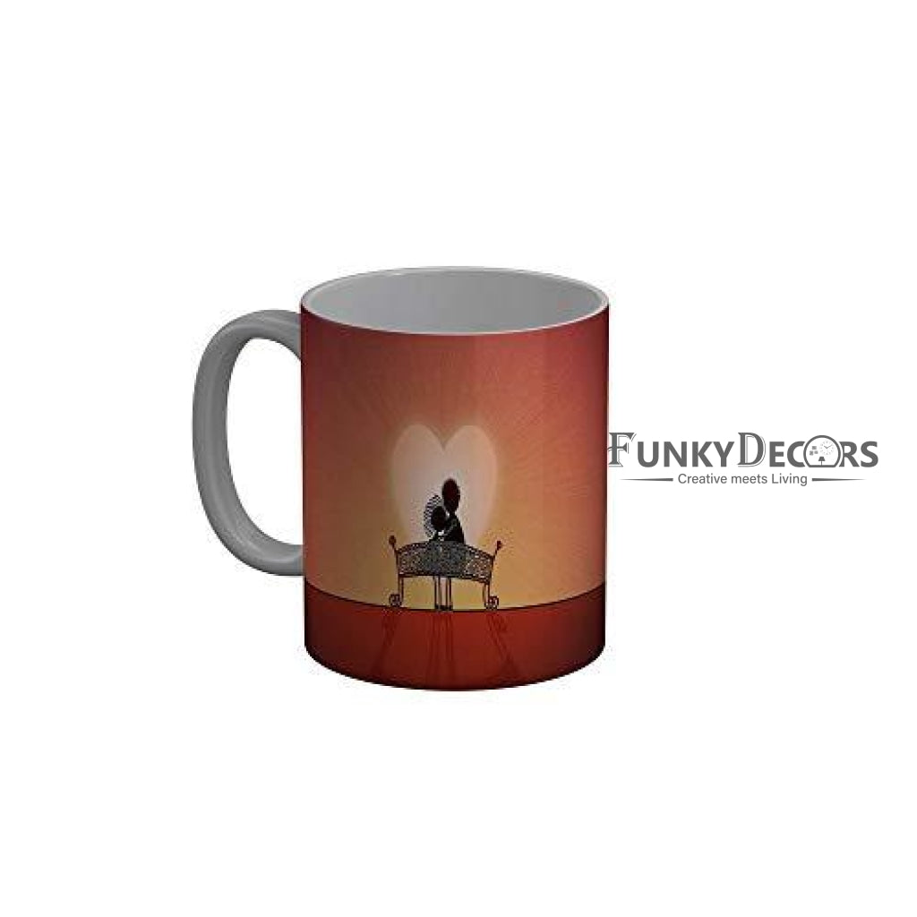 Funkydecors 3D Cartoon Ceramic Mug 350 Ml Multicolor Mugs