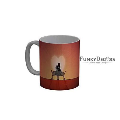 Funkydecors 3D Cartoon Ceramic Mug 350 Ml Multicolor Mugs