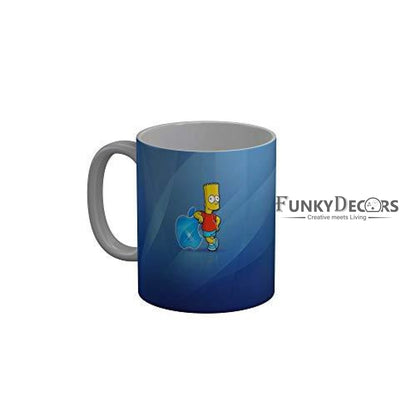 Funkydecors 3D Cartoon Ceramic Mug 350 Ml Multicolor Mugs