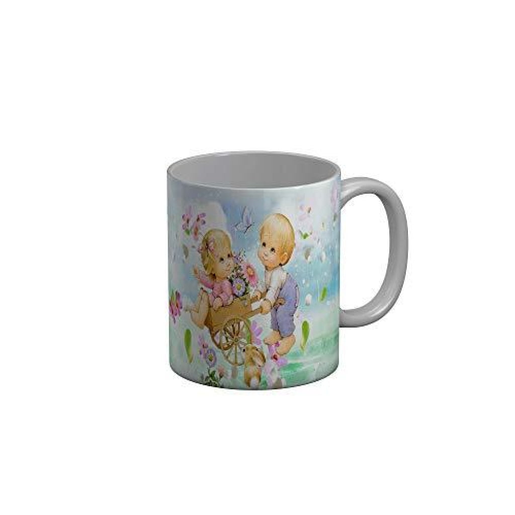 Funkydecors 3D Cartoon Ceramic Mug 350 Ml Multicolor Mugs