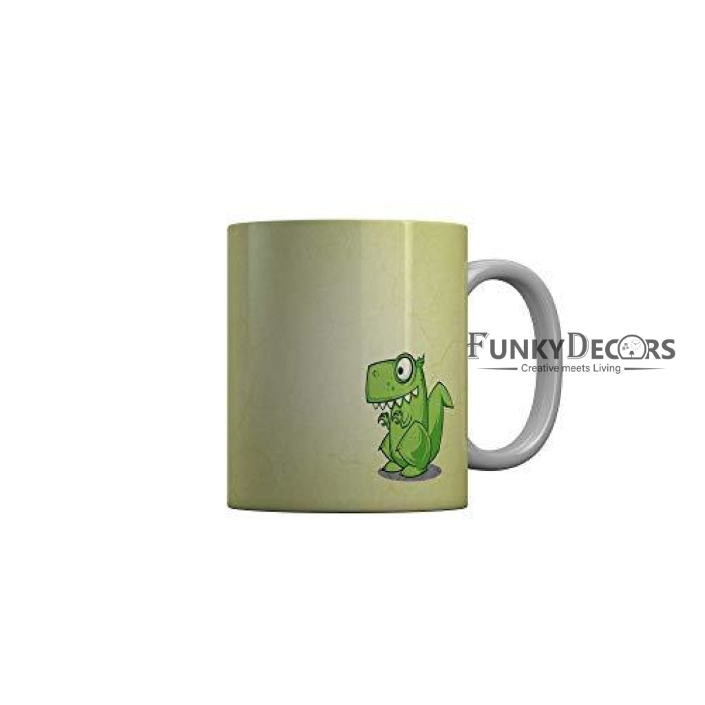 Funkydecors 3D Cartoon Ceramic Mug 350 Ml Multicolor Mugs