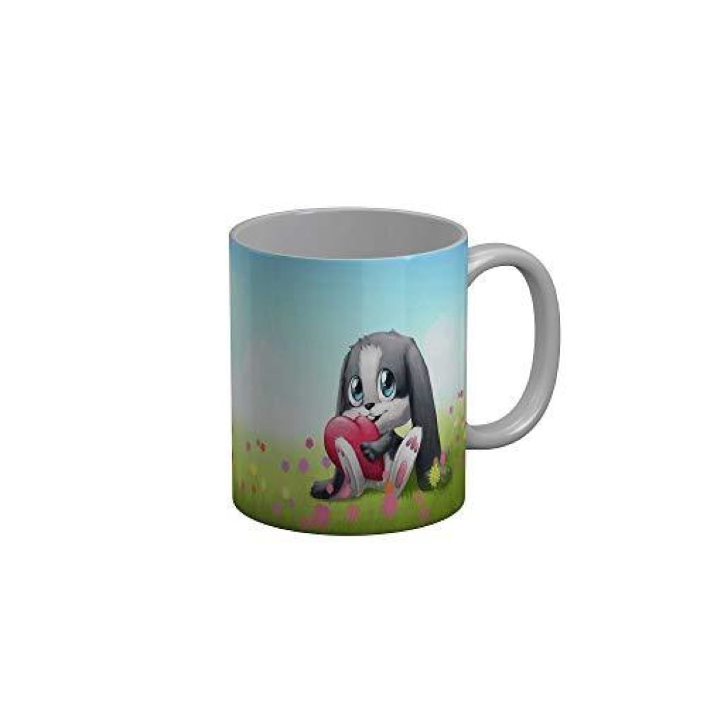 Funkydecors 3D Cartoon Ceramic Mug 350 Ml Multicolor Mugs
