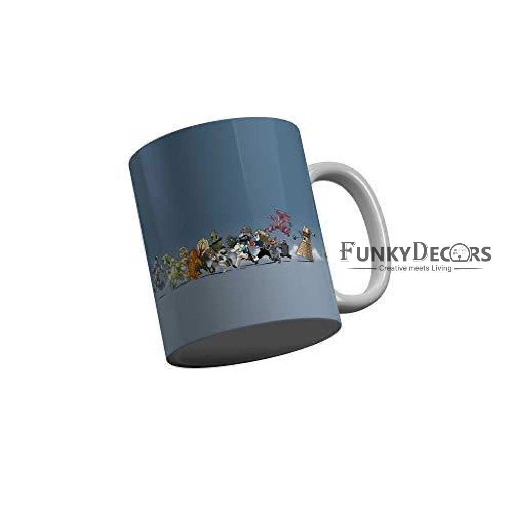 Funkydecors 3D Cartoon Ceramic Mug 350 Ml Multicolor Mugs