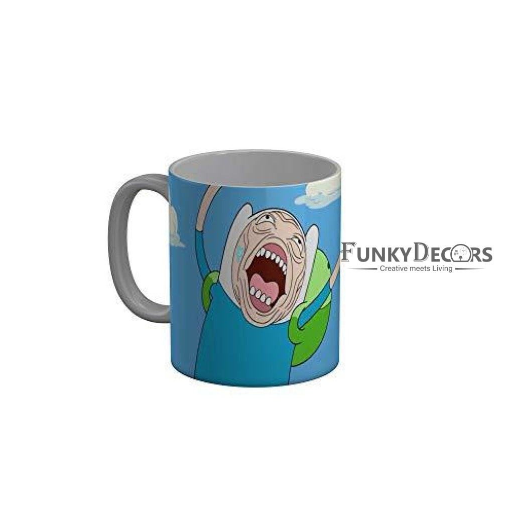 Funkydecors 3D Cartoon Ceramic Mug 350 Ml Multicolor Mugs