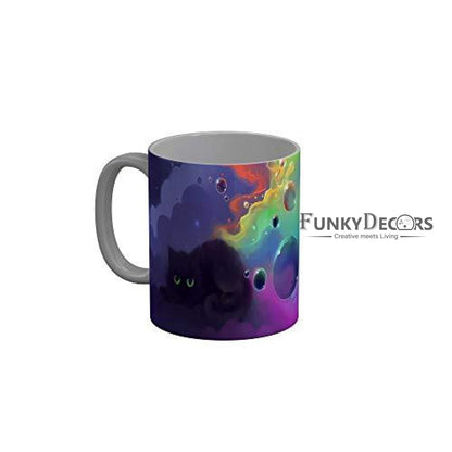 Funkydecors 3D Cartoon Ceramic Mug 350 Ml Multicolor Mugs