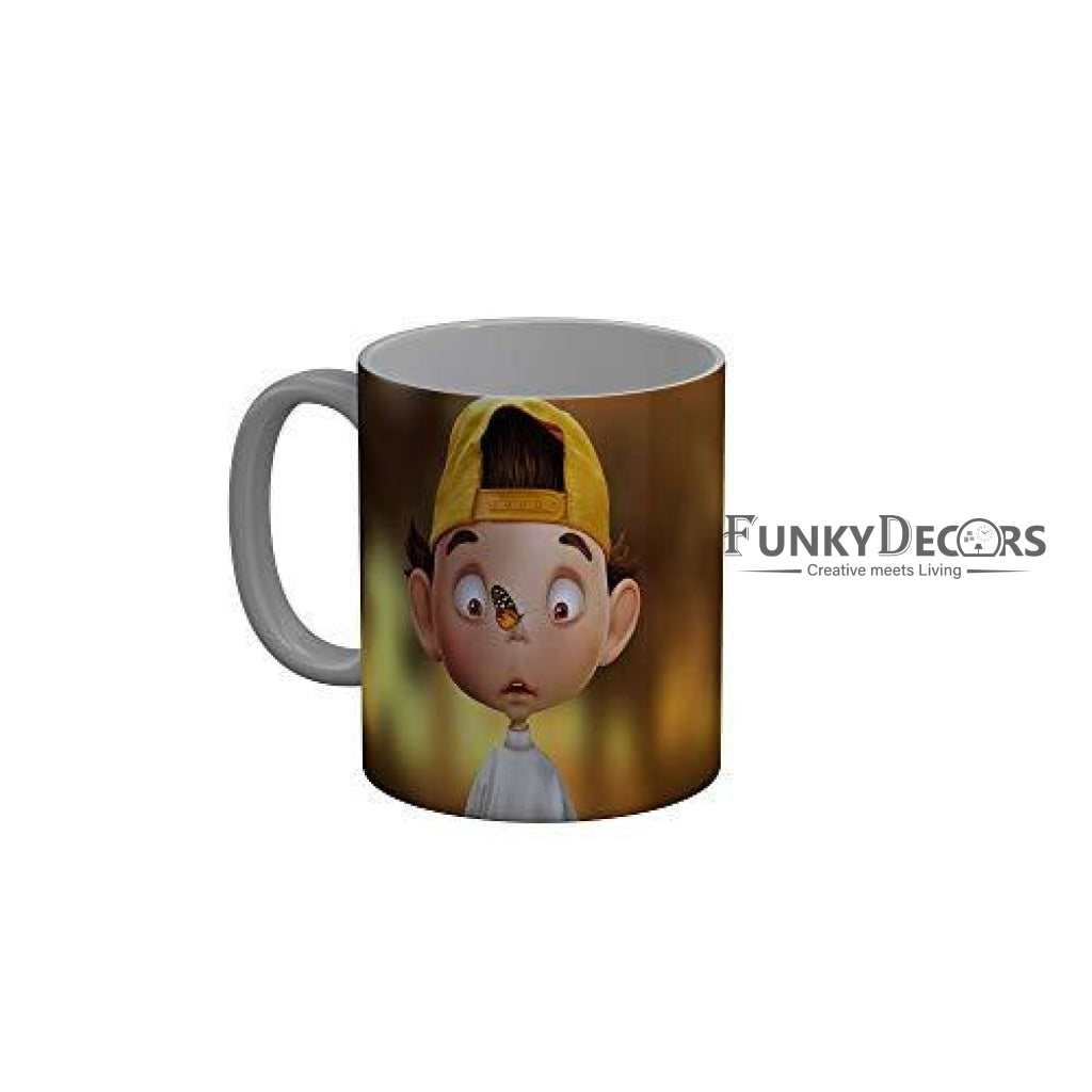 Funkydecors 3D Cartoon Ceramic Mug 350 Ml Multicolor Mugs