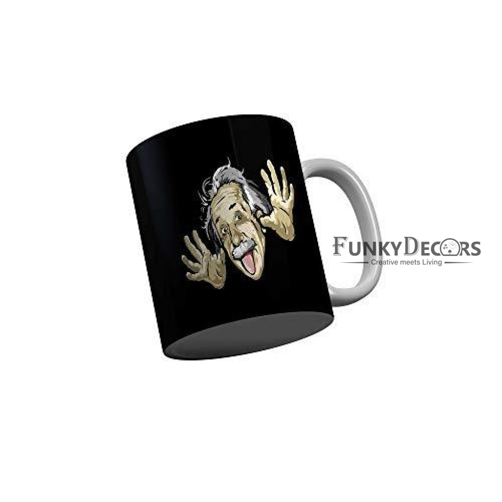Funkydecors 3D Face Cartoon Ceramic Mug 350 Ml Multicolor Mugs