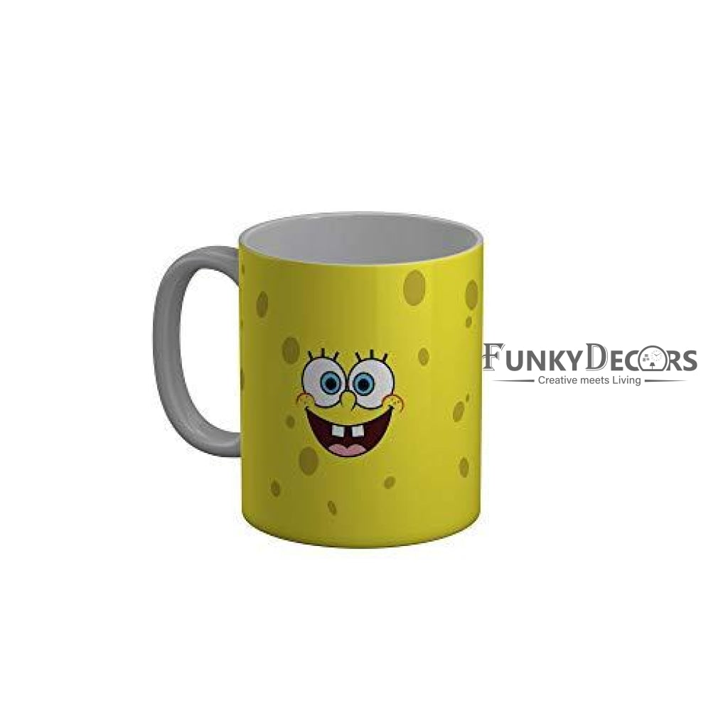 Funkydecors 3D Face Cartoon Ceramic Mug 350 Ml Multicolor Mugs