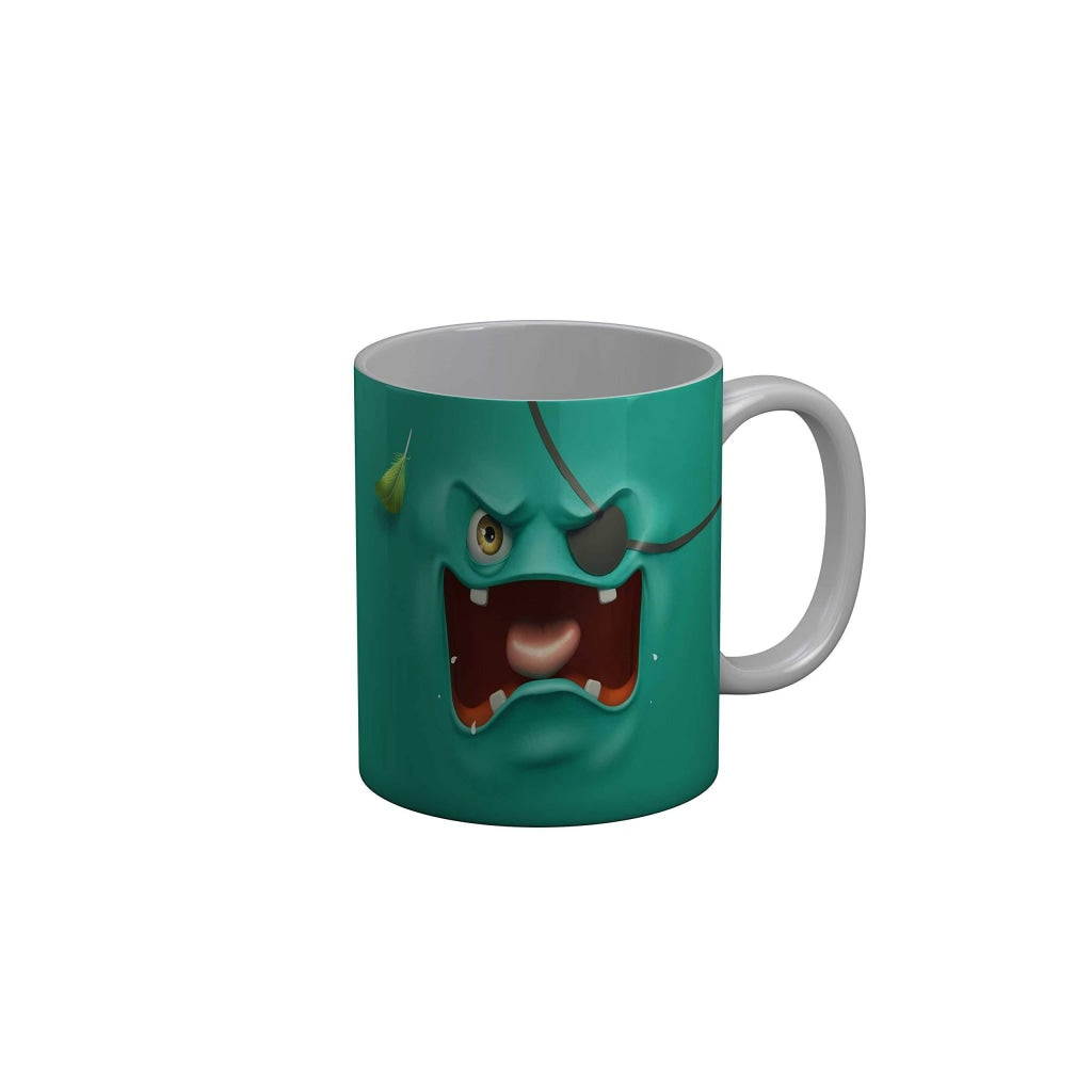 Funkydecors 3D Face Cartoon Ceramic Mug 350 Ml Multicolor Mugs