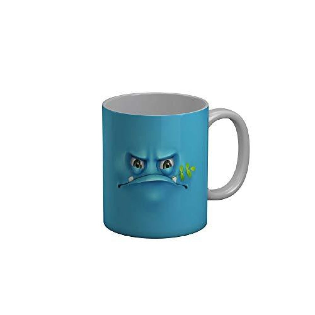 Funkydecors 3D Face Cartoon Ceramic Mug 350 Ml Multicolor Mugs