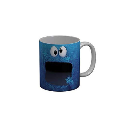 Funkydecors 3D Face Cartoon Ceramic Mug 350 Ml Multicolor Mugs