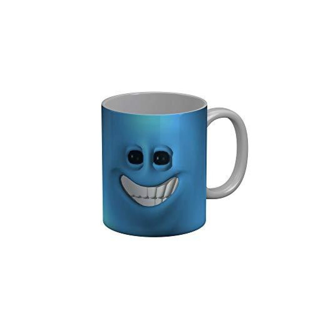 Funkydecors 3D Face Ceramic Mug 350 Ml Multicolor Mugs