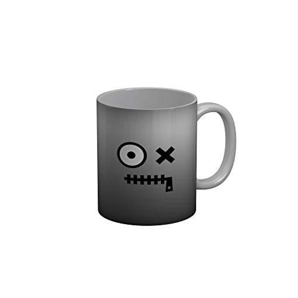 Funkydecors 3D Pattern Ceramic Mug 350 Ml Multicolor Mugs