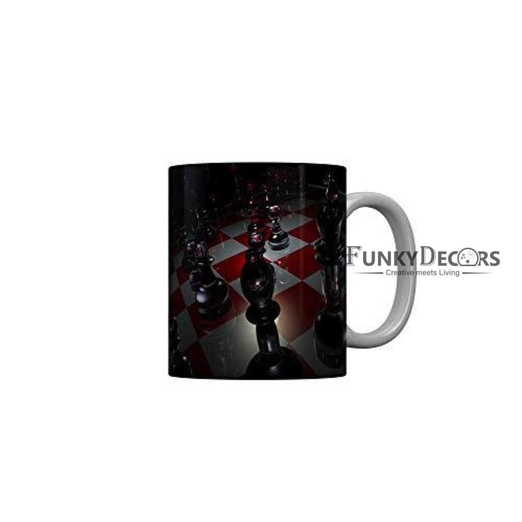 Funkydecors 3D Pattern Ceramic Mug 350 Ml Multicolor Mugs