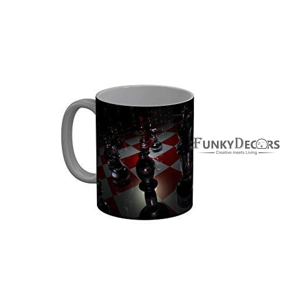 Funkydecors 3D Pattern Ceramic Mug 350 Ml Multicolor Mugs