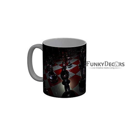 Funkydecors 3D Pattern Ceramic Mug 350 Ml Multicolor Mugs