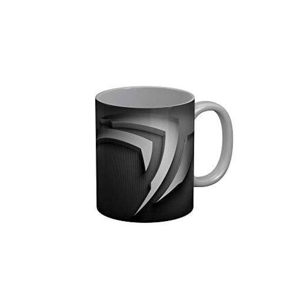Funkydecors 3D Pattern Ceramic Mug 350 Ml Multicolor Mugs