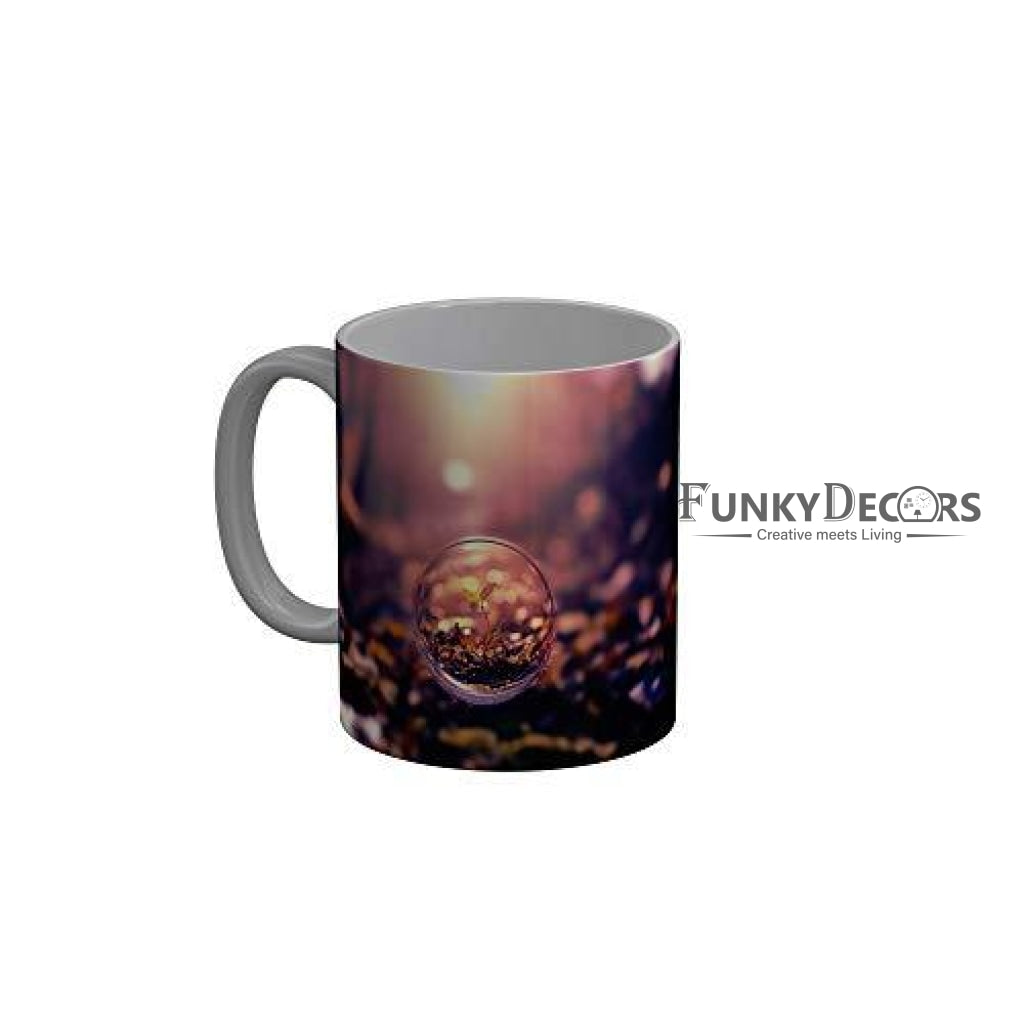Funkydecors 3D Pattern Ceramic Mug 350 Ml Multicolor Mugs