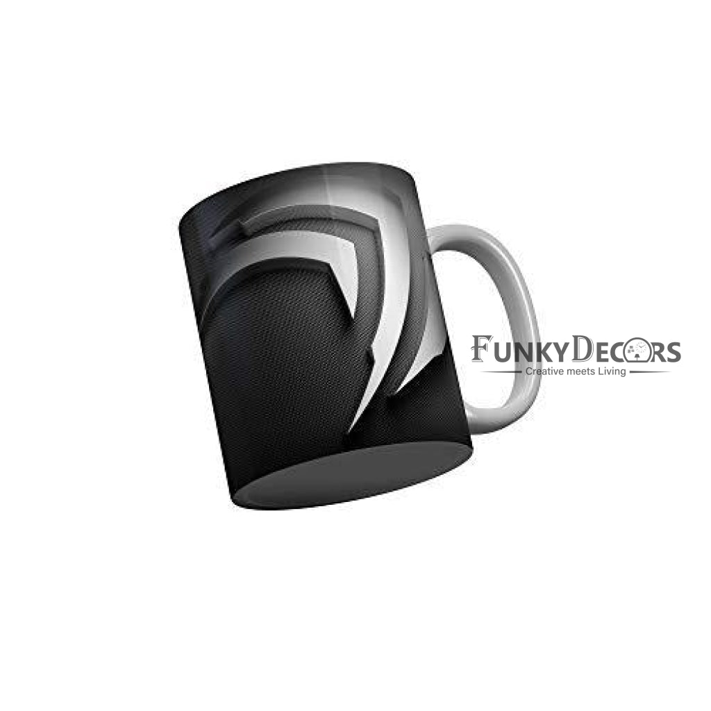 Funkydecors 3D Pattern Ceramic Mug 350 Ml Multicolor Mugs