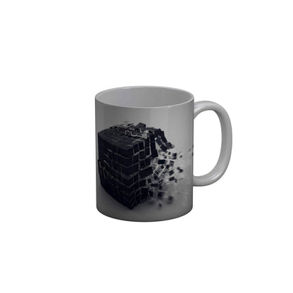 Funkydecors 3D Pattern Ceramic Mug 350 Ml Multicolor Mugs