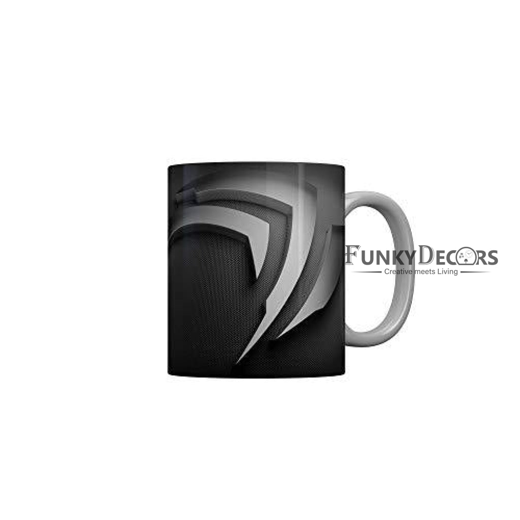 Funkydecors 3D Pattern Ceramic Mug 350 Ml Multicolor Mugs