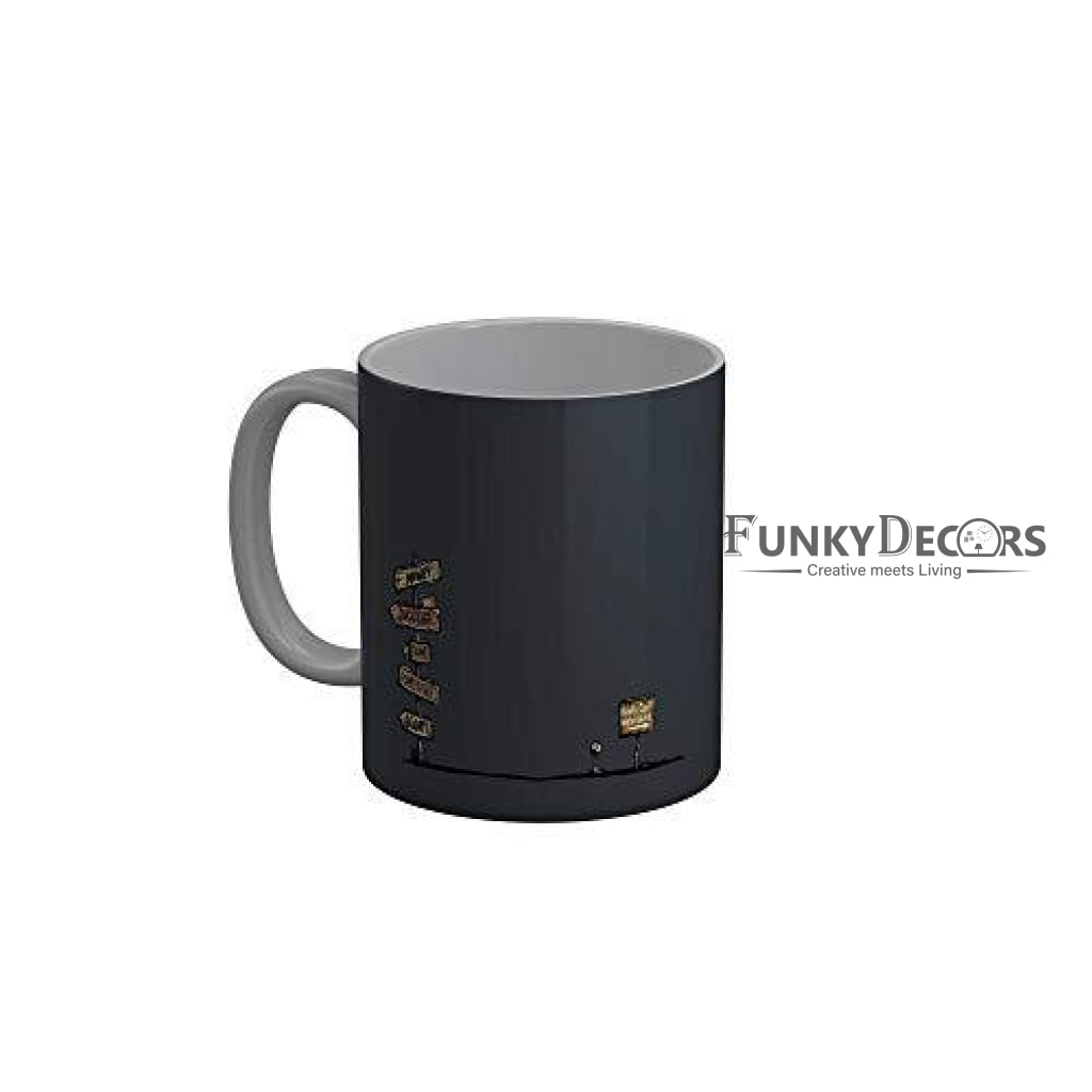 Funkydecors 3D Really Cool Waterslides Ceramic Mug 350 Ml Multicolor Mugs